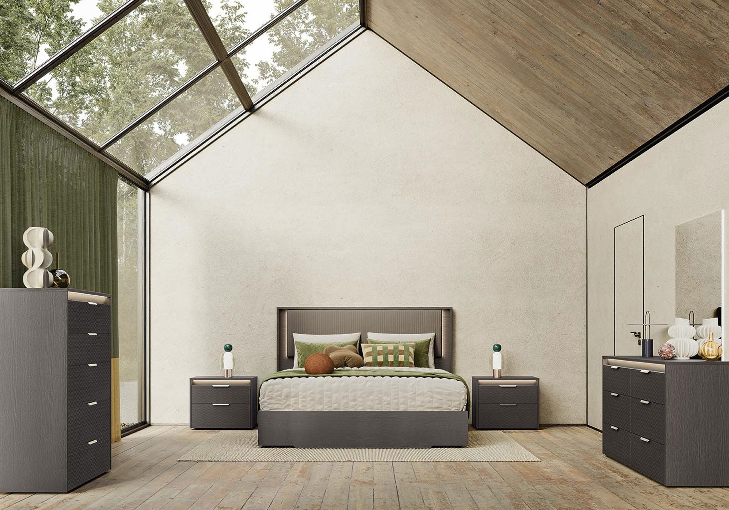 Amy Upholstered Bed | Alf Italia - Canal Furniture