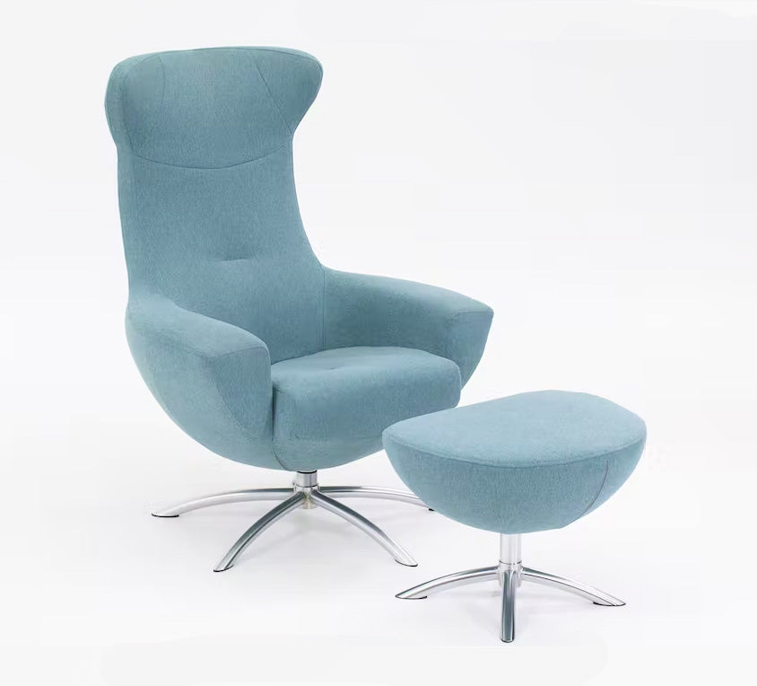 Baloo Recliner Chair in Blue | Fjords - Canal Furniture