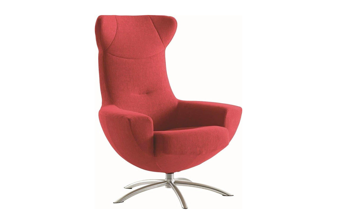 Baloo Recliner Chair in Strawberry | Fjords - Canal Furniture