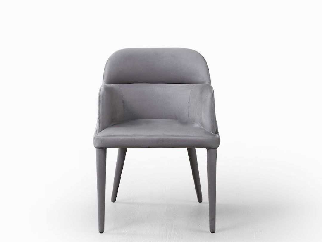 Baxter Fabric Arm Chair in Grey | J&M Furniture - Canal Furniture