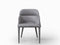Baxter Leather Arm Chair in Grey | J&M Furniture