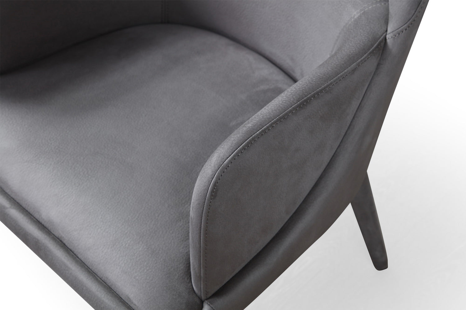 Baxter Fabric Arm Chair in Grey | J&M Furniture - Canal Furniture