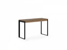 BDI Console Desk Natural Walnut / Black Linea 6222 Slim Console and Laptop Desk | BDI Furniture