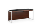 BDI Desk Chocolate Stained Walnut (CWL) - Satin Nickel (S) Sequel 20 6101 Home Office Desk | BDI Furniture