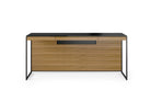BDI Desk Natural Walnut (WL) - Black (B) Sequel 20 6101 Home Office Desk | BDI Furniture