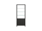 BDI Display & Storage Linea Expandable Bookcase with Glass Shelves 5802 | BDI Furniture