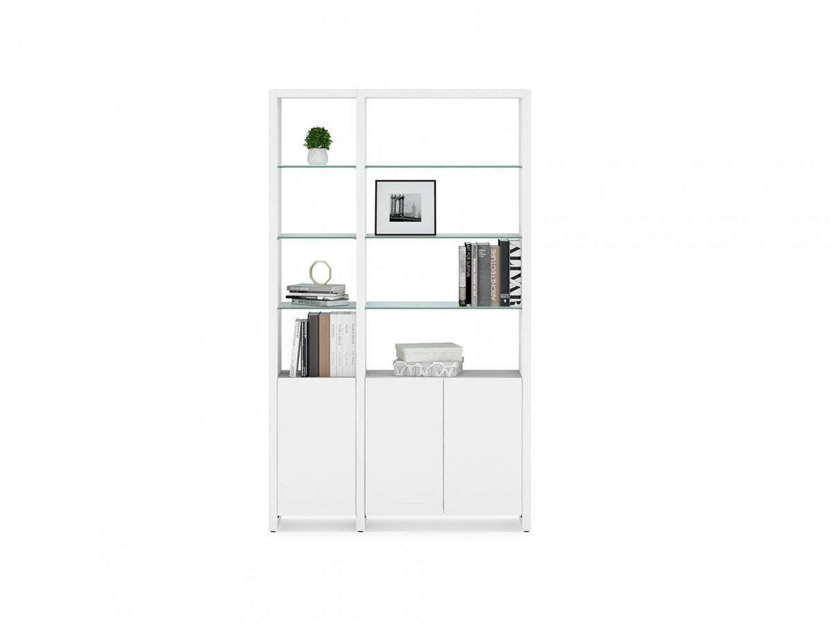 BDI Display & Storage Linea Expandable Narrow Bookshelf 5801 | BDI Furniture
