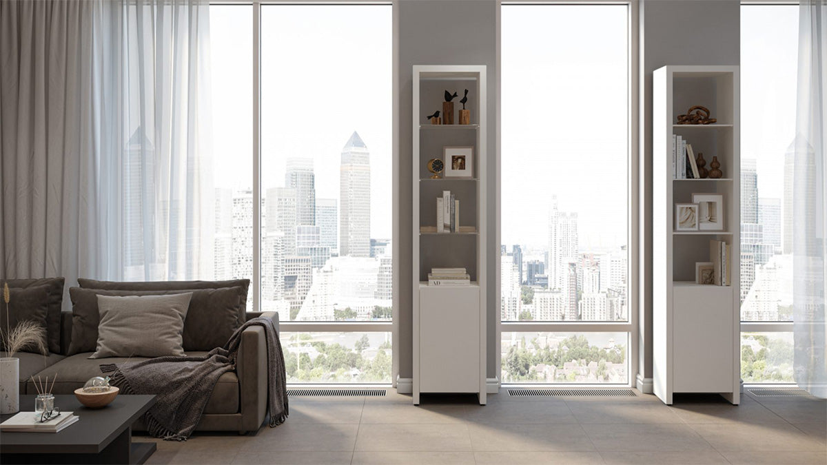 BDI Display & Storage Linea Expandable Narrow Bookshelf 5801 | BDI Furniture