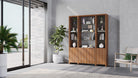 BDI Display & Storage Natural Walnut (WL) Linea 580121 Shelf System | BDI Furniture