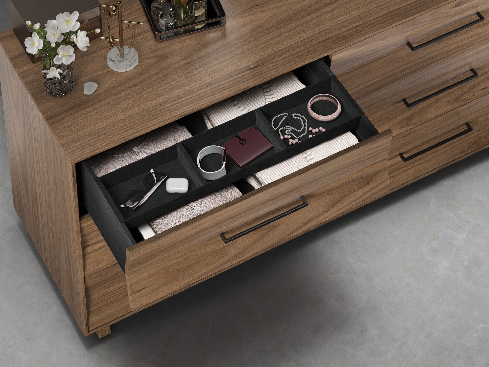 BDI Dresser Kava Dresser in Natural Walnut - 9686