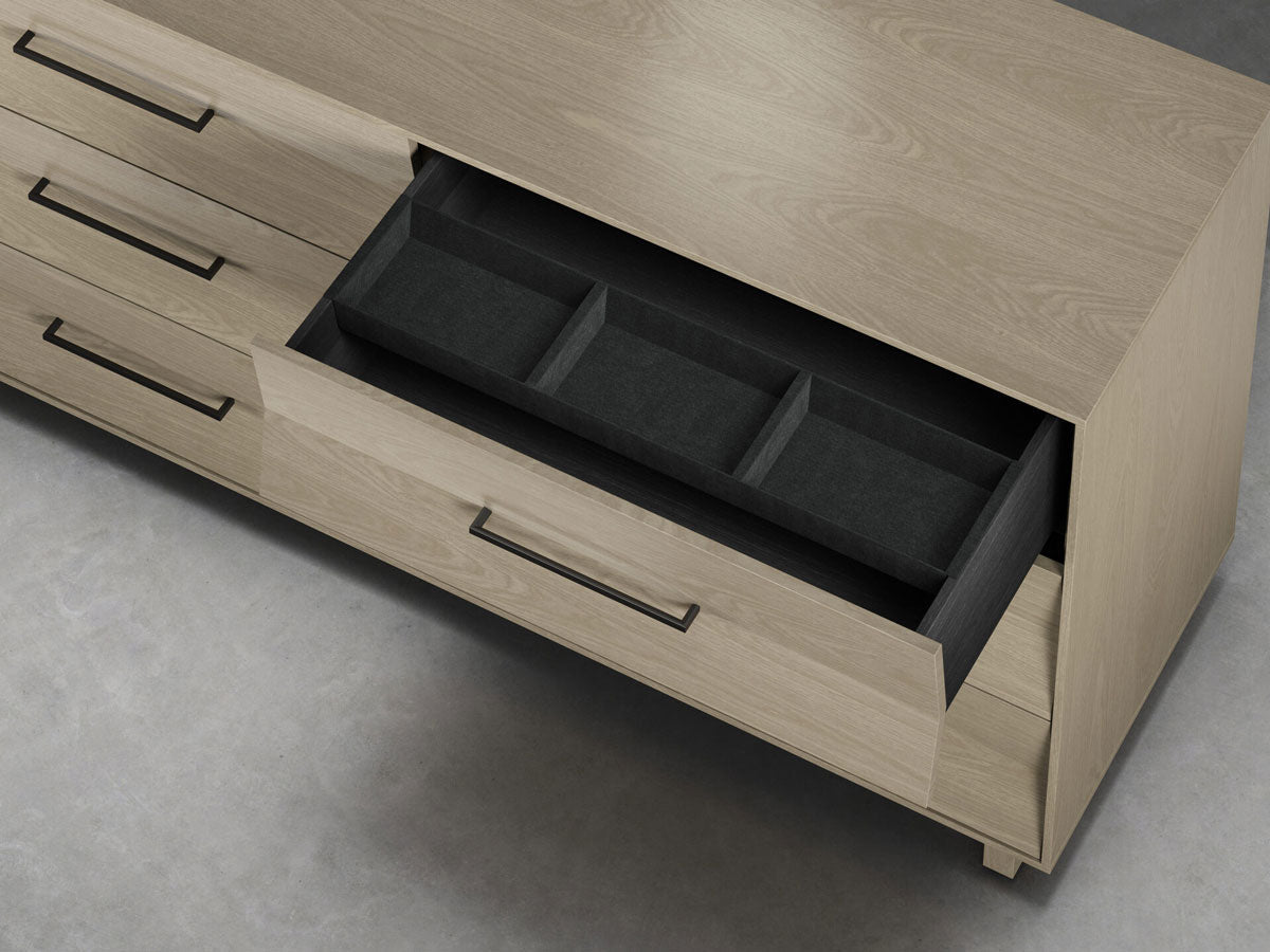 Kava Dresser in Washed Oak - 9686 – ItalMod Furniture