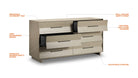 BDI Dresser Kava Dresser in Washed Oak - 9686