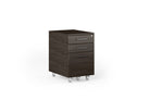 BDI Mobile File Cabinet Charcoal Stained Ash (CRL) Sequel 6107 Low Mobile Storage & File Cabinet | BDI Furniture