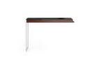 BDI Return Chocolate Stained Walnut (CWL) / Satin Nickel (S) Sequel 6112 Modern Office Desk Return | BDI Furniture