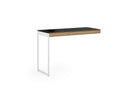 BDI Return Natural Walnut (WL) / Satin Nickel (S) Sequel 6112 Modern Office Desk Return | BDI Furniture