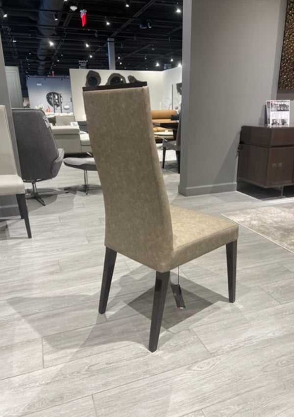 Belvedere Dining Chairs (Pair) in Taupe | Alf Italia - Canal Furniture
