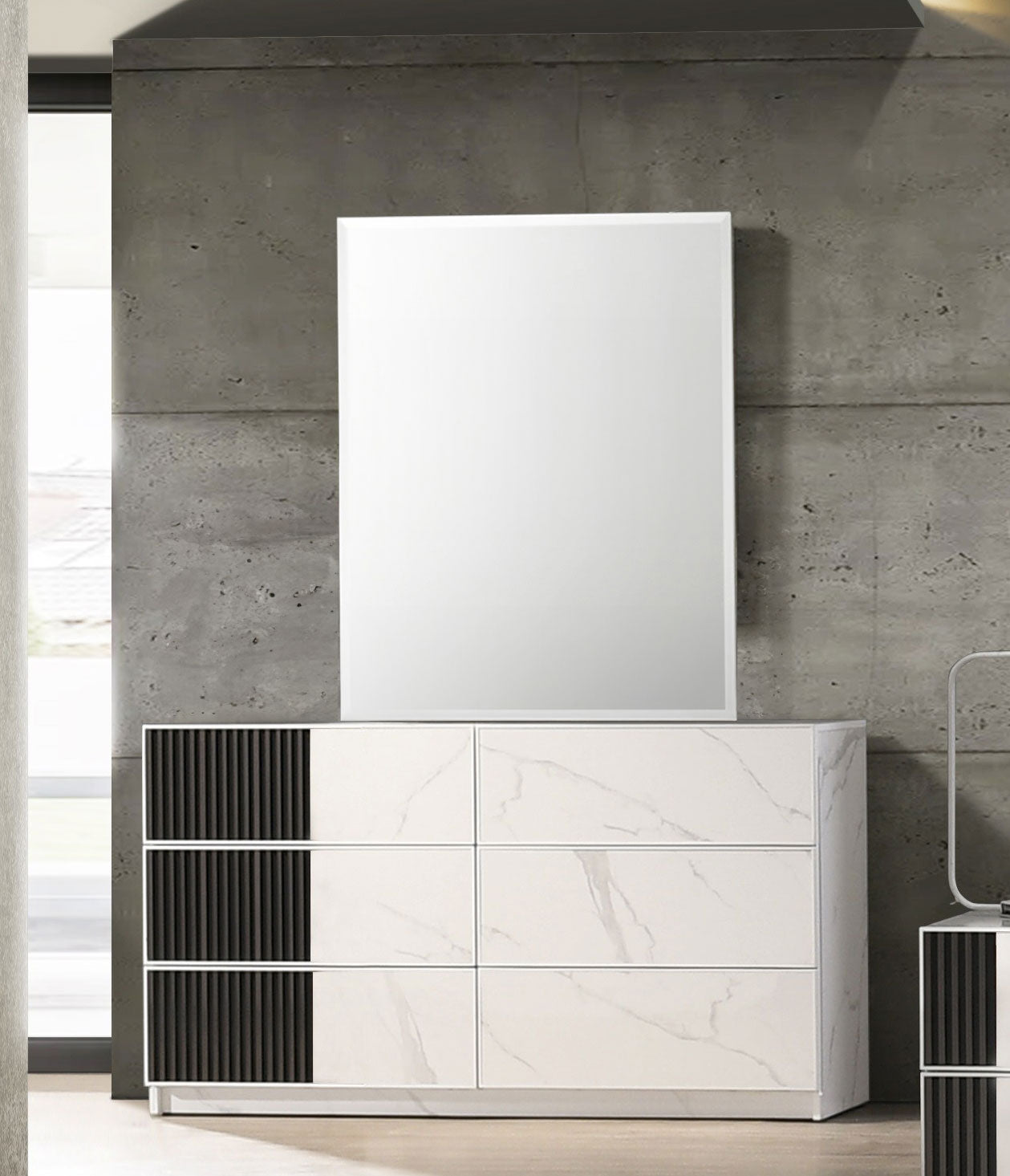 Bianca Dresser & Mirror - Canal Furniture