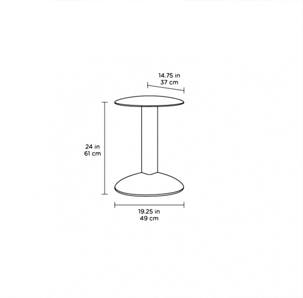 Bink 1025 Laptop Stand, Side Table | BDI - Canal Furniture