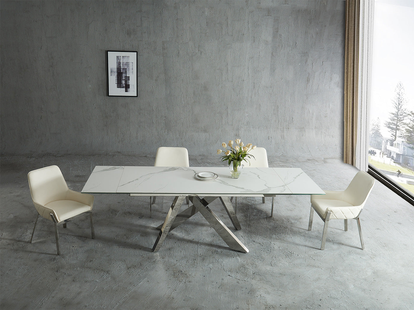 Carrara Extension Dining Table | J&M Furniture - Canal Furniture