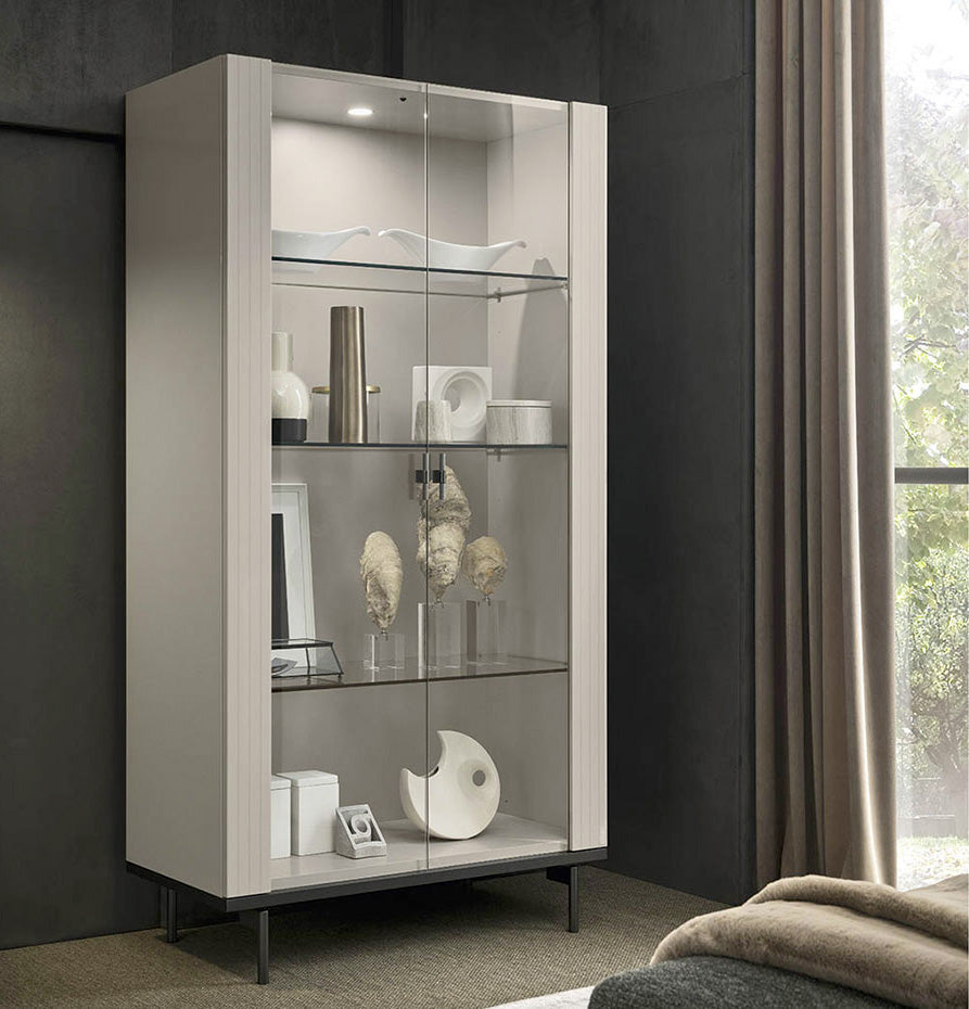 Claire 2-Door Curio - Canal Furniture