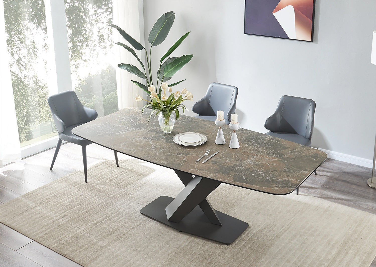 Elegance Fixed Table | J&M Furniture - Canal Furniture