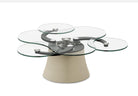 Elite Modern Coffee Table Vortex Motion Cocktail Table 2069 | Elite Modern