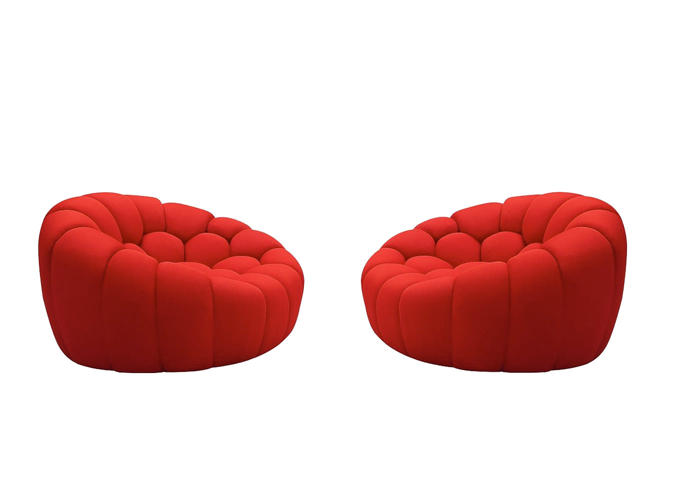 Fantasy Fabric Chair in Red - Canal Furniture