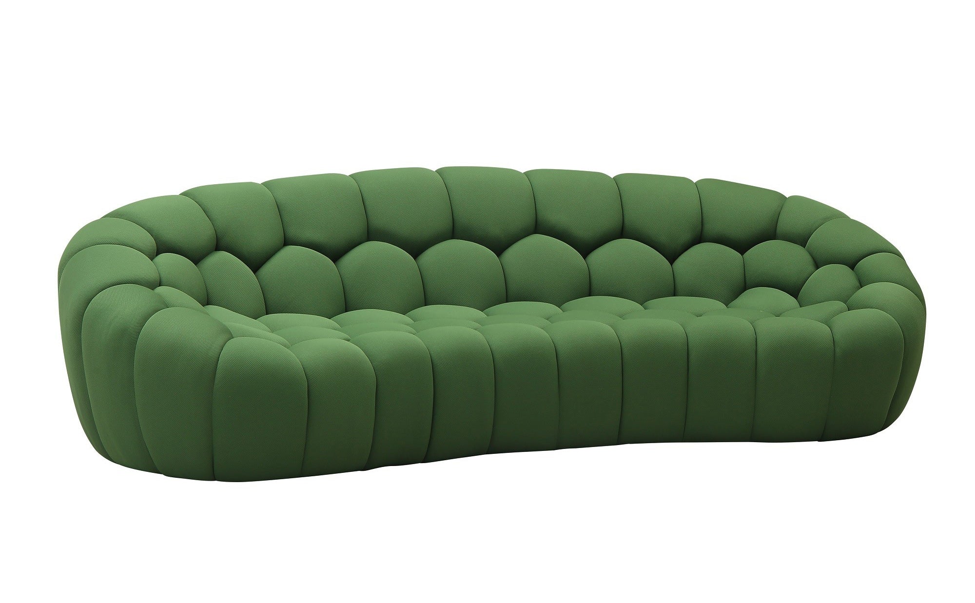 Fantasy Fabric Sofa in Green - Canal Furniture