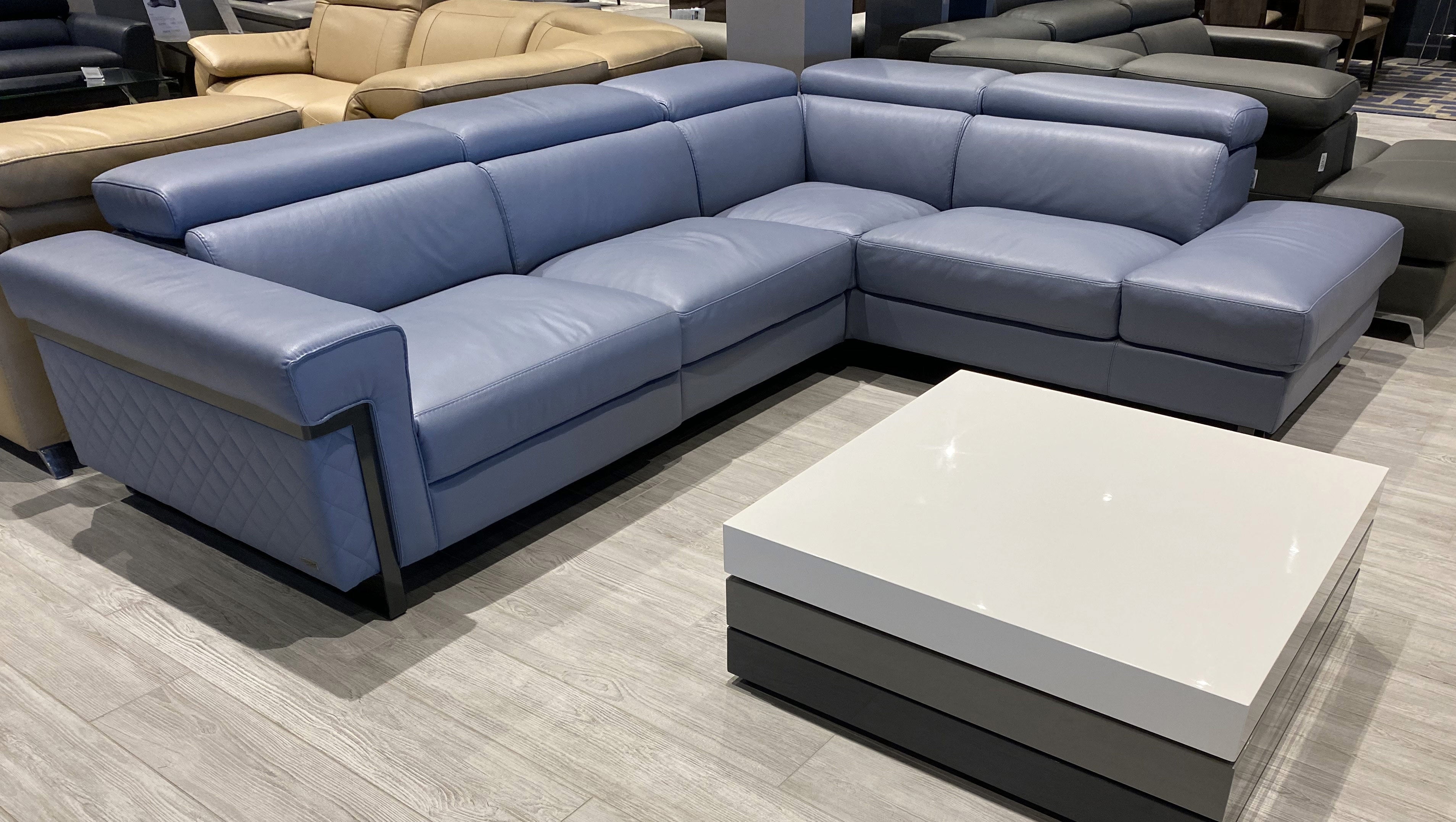 Felix Sectional in Blue (RHF) | Floor Model - 30% Off
