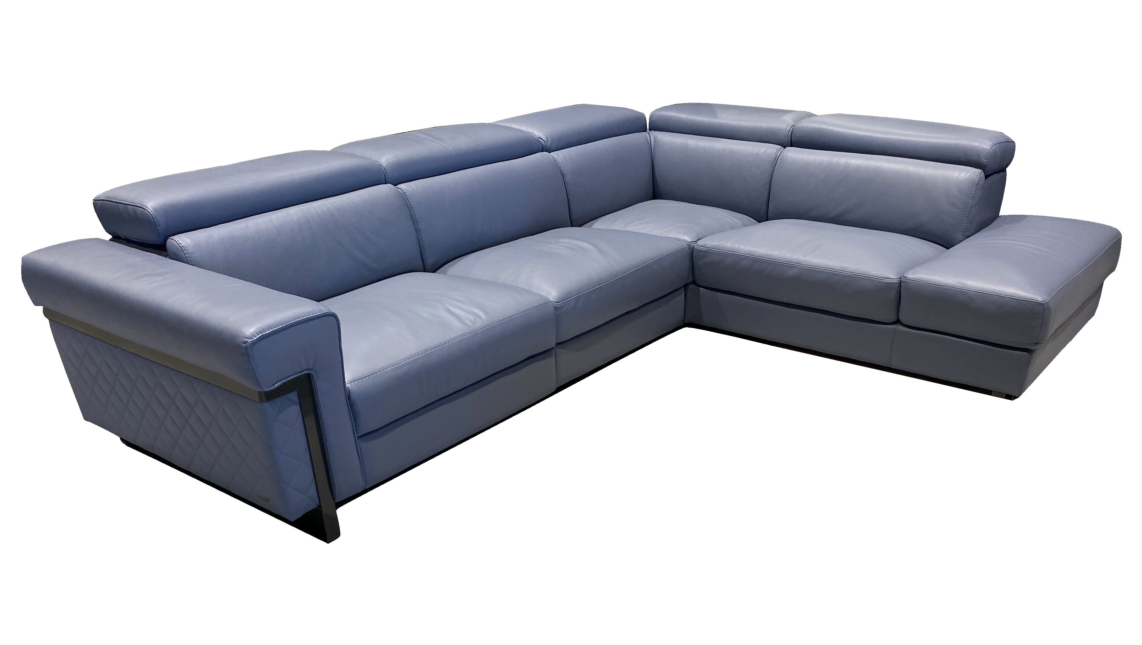 Felix Sectional in Blue (RHF) | Floor Model - 30% Off