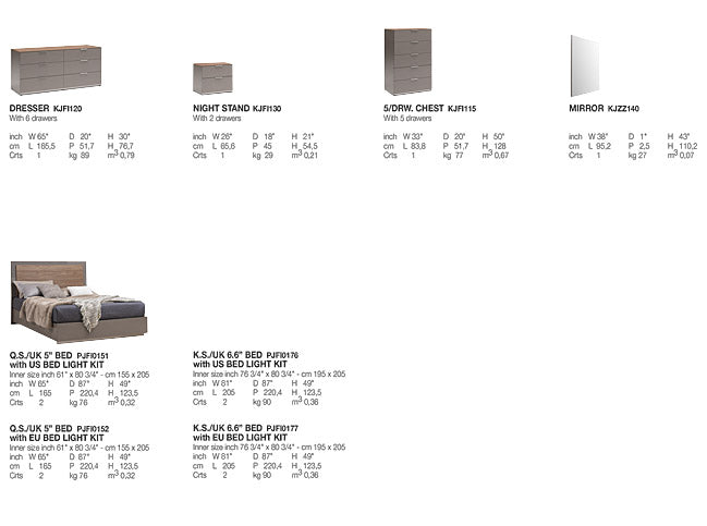 Fifth Avenue Bed | Alf Italia (Special Order) - Canal Furniture