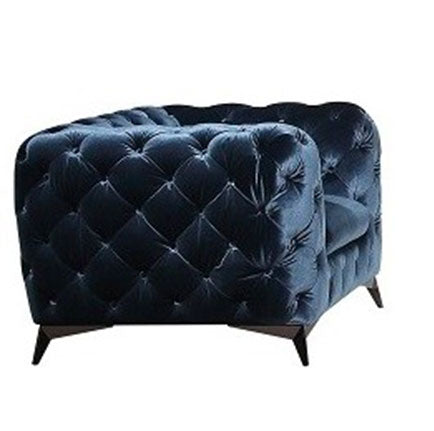 Glitz Fabric Sofa Collection in Blue | J&M Furniture