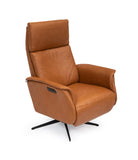 Hjort Knudsen Chair Superior 8007 Power Recliner in Light Cognac | Hjort Knudsen