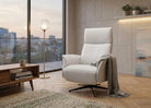 Hjort Knudsen Chair Superior 8007 Recliner in White | Hjort Knudsen