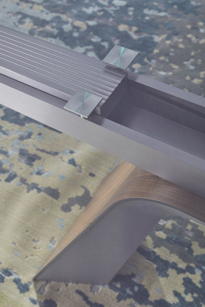 Hyper Extension Glass Table 3019 | Elite Modern - Canal Furniture