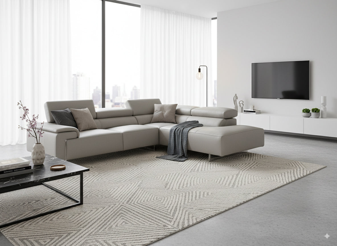 i794 Sectional in Light Grey | Incanto - Canal Furniture