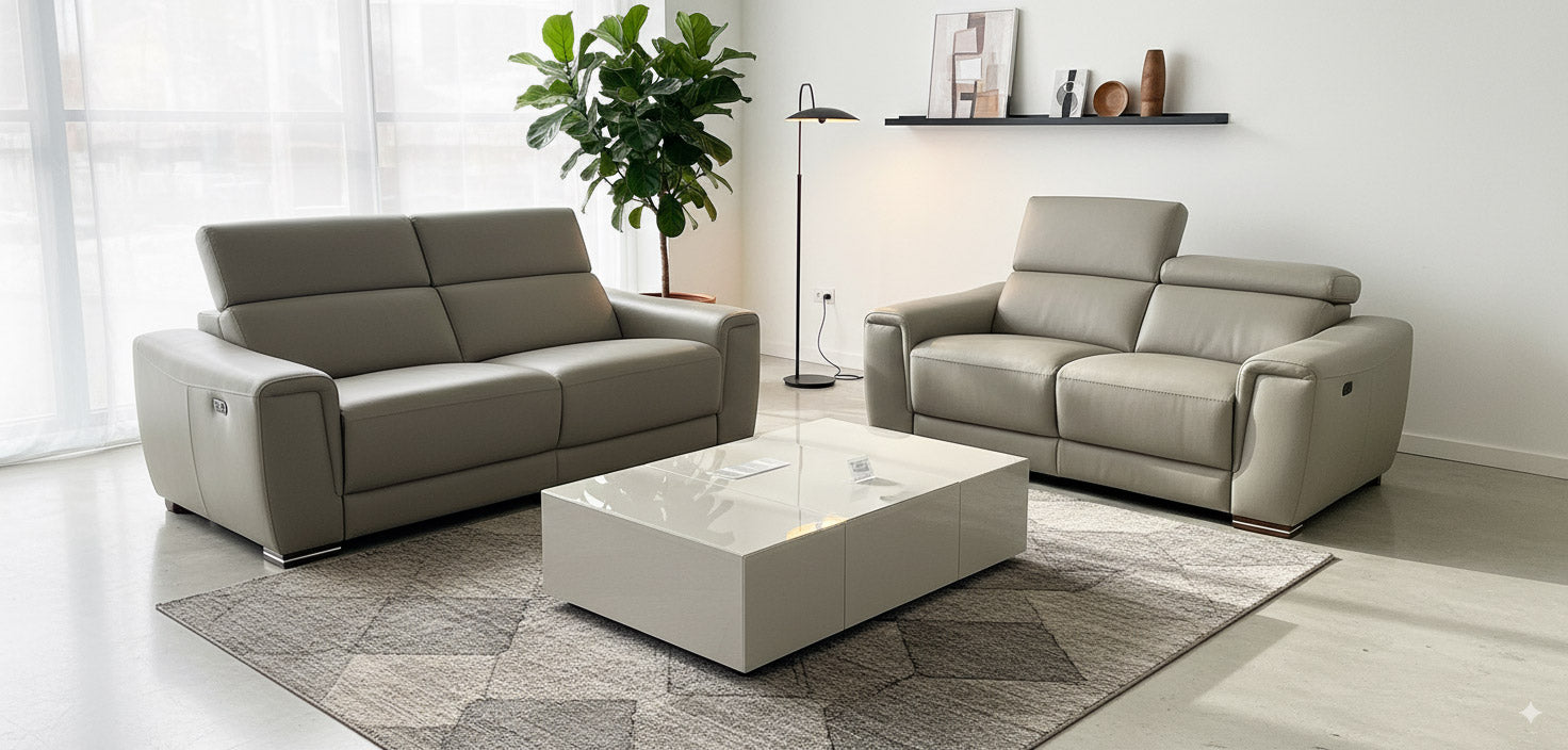 i824 Leather Sofa | Incanto