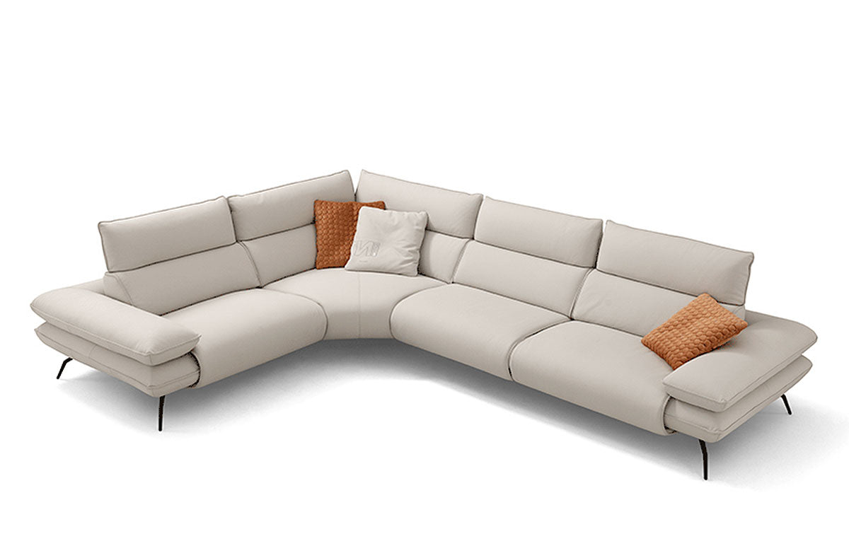 Mira i861 Reclining Leather Sectional | Incanto - Canal Furniture