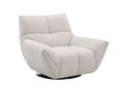 Incanto Italian Attitude Chair Atlas Swivel Chair in Light Grey | J&M Furniture