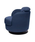 Incanto Italian Attitude Chair i743 Pienza Swivel/Rocking Armchair in Blue | Incanto