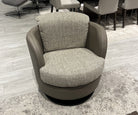 Incanto Italian Attitude Chair i743 Pienza Swivel/Rocking Armchair in Taupe | Incanto