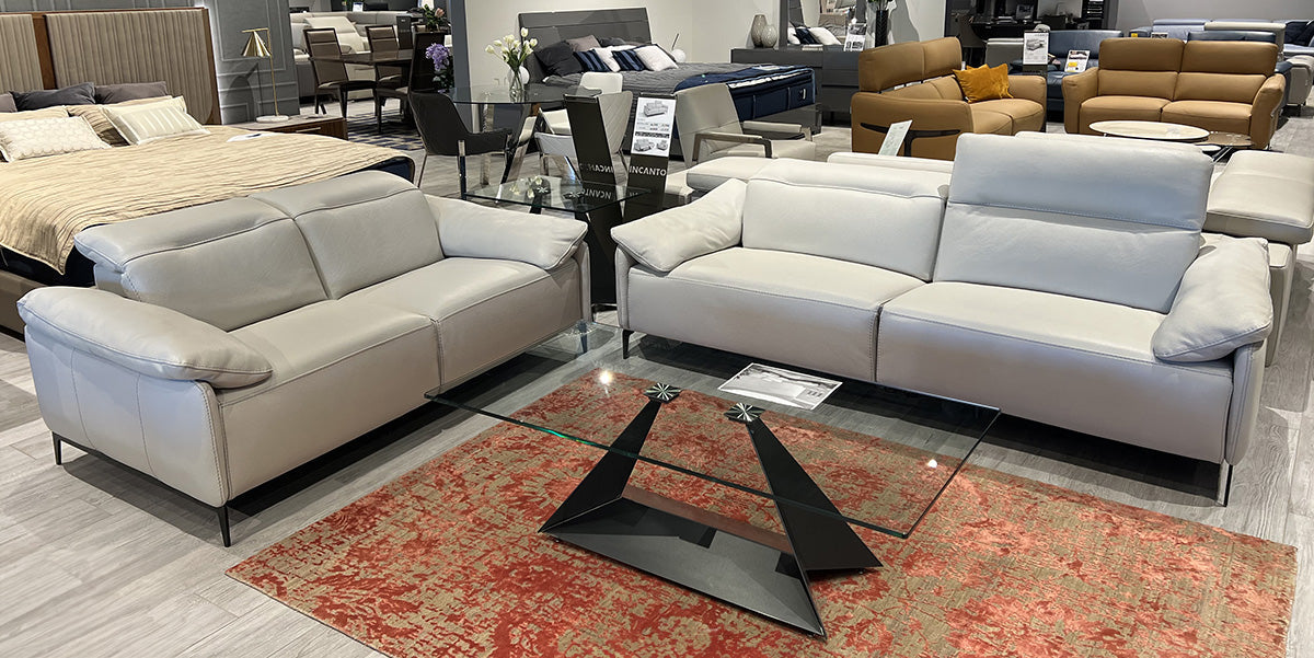 Incanto Italian Attitude Couches & Sofa Brignac i845 Reclining Leather Sofa | Incanto
