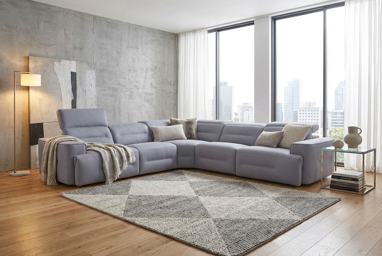Club i893 Reclining Sectional | Incanto – ItalMod Furniture