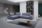 Incanto Italian Attitude Couches & Sofa i763 Sectional Sofa in Light Blue | Incanto