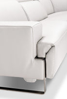 Incanto Italian Attitude Couches & Sofa i768 Reclining Sectional Sofa in White | Incanto