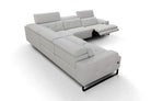 Incanto Italian Attitude Couches & Sofa i772 Reclining Sectional Sofa in White | Incanto