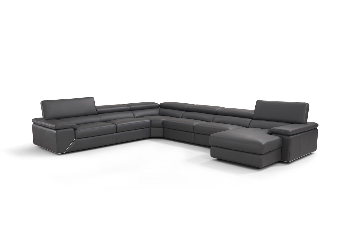 i788 U-Shaped Sectional in Slate Grey | Incanto – ItalMod Furniture