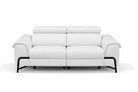 Incanto Italian Attitude Couches & Sofa i917 Leather Sofa Recliner in White | Incanto