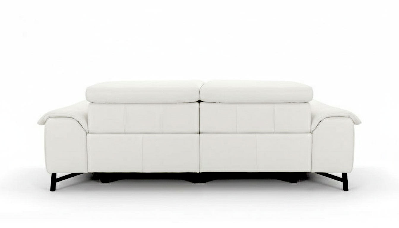 i917 Leather Sofa Recliner in White | Incanto – ItalMod Furniture