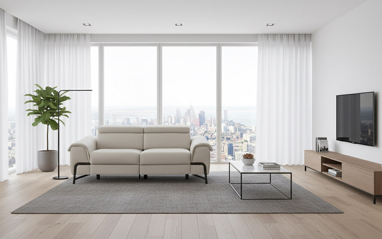 Incanto Italian Attitude Couches & Sofa i917 Leather Sofa Recliner | Incanto